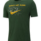 Camiseta de basquete Nike Dri Fit Graphic masculina, verde, tamanho XX-G