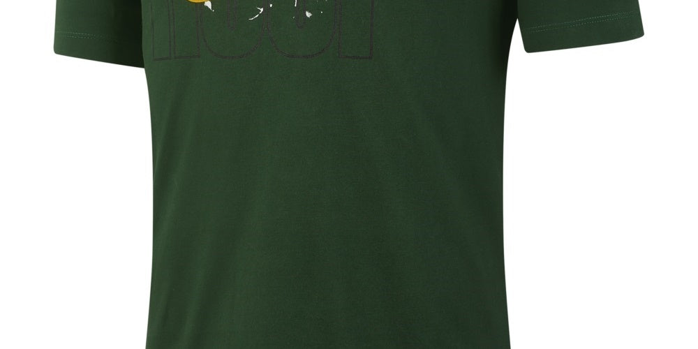 Camiseta de basquete Nike Dri Fit Graphic masculina, verde, tamanho XX-G