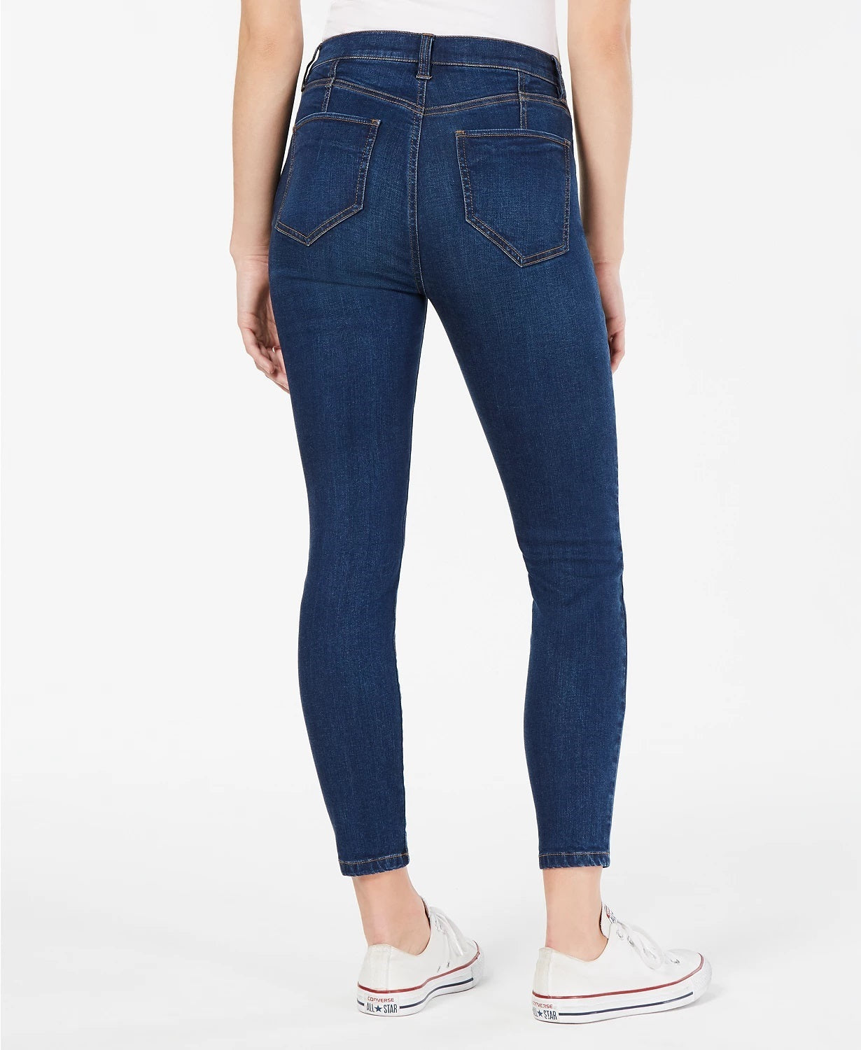 Calça jeans skinny de cintura alta Celebrity Pink Juniors, tamanho 1, azul