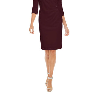 Vestido tubinho ombro a ombro Calvin Klein feminino roxo tamanho 8