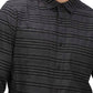 Camisa listrada Hurley Armstrong Stretch Classic-Fit Yarn-Dyed Masculina, Cinza Escuro, Tamanho XX-G