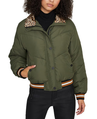 Jaqueta Alpine Puffer Feminina Sanctuary Verde Tamanho Médio