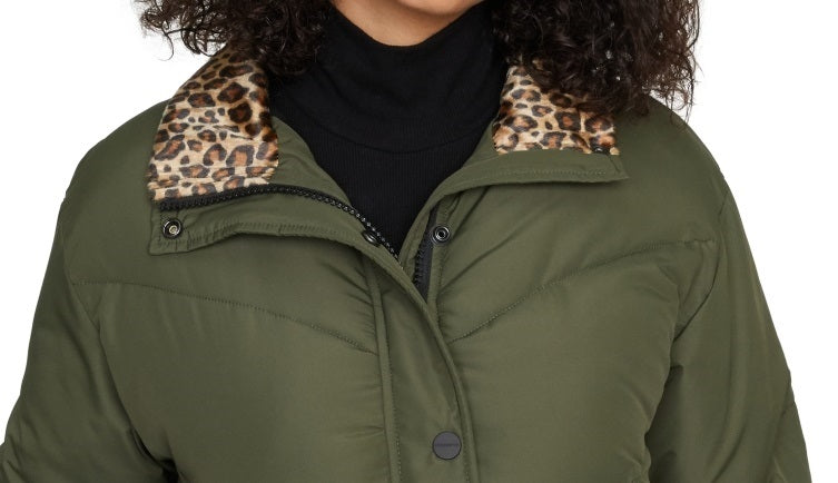 Jaqueta Alpine Puffer Feminina Sanctuary Verde Tamanho Médio