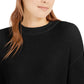 Calvin Klein Jeans Feminino Suéter Gola Redonda Preto Tamanho P