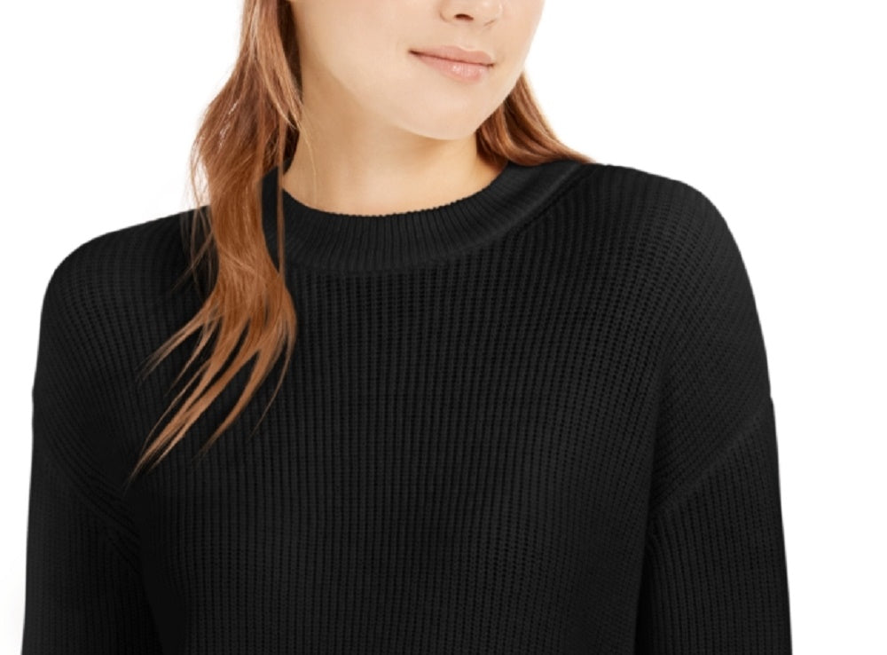 Calvin Klein Jeans Feminino Suéter Gola Redonda Preto Tamanho P