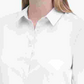 Camisa Calvin Klein Plus Size Feminina de Algodão com Gola Branca Tamanho 14W