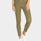Calça jeans feminina Sanctuary com stretch e cigarrete, verde, tamanho 24