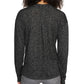 Top feminino Sanctuary Knot Interested com decote profundo, preto, tamanho pequeno