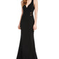 Vestido de malha recortado Emerald Sundae Juniors, preto, tamanho grande