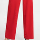 Macacão feminino DKNY com detalhe de babados, vermelho, tamanho 2