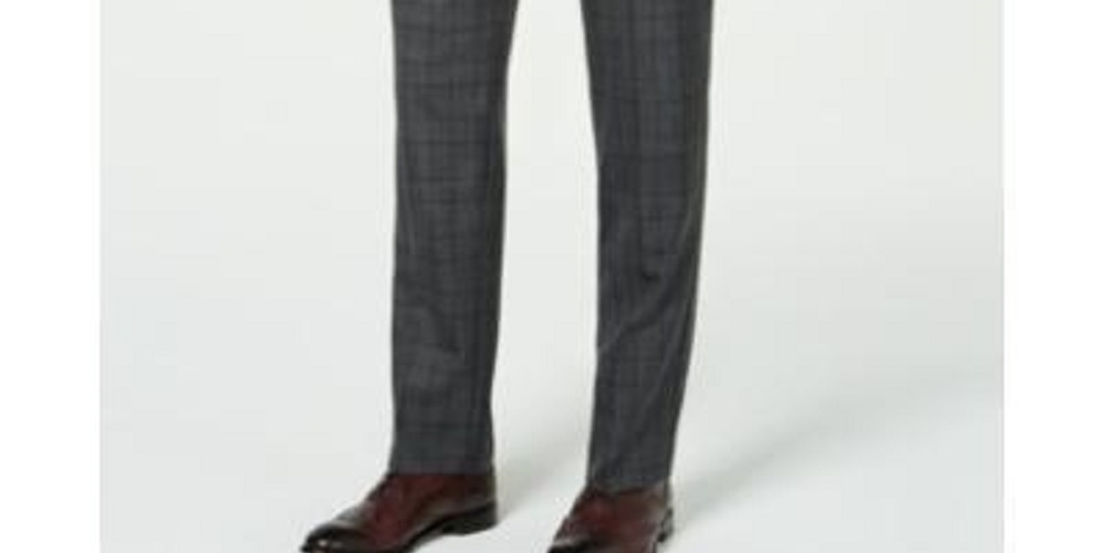 Calça Ralph Lauren Masculina Classic Dress Stretch Cinza Tamanho 34X32