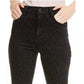 Calça jeans skinny feminina STS Blue Ashley Leopard cintura alta cinza tamanho 32