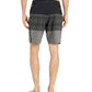Quiksilver Shorts de Praia Masculinos Geométricos Libertribs Preto Tamanho 40
