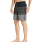 Quiksilver Shorts de Praia Masculinos Geométricos Libertribs Preto Tamanho 40