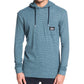 Moletom com capuz masculino Quiksilver Zermet azul marinho tamanho extragrande