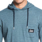 Moletom com capuz masculino Quiksilver Zermet azul marinho tamanho extragrande