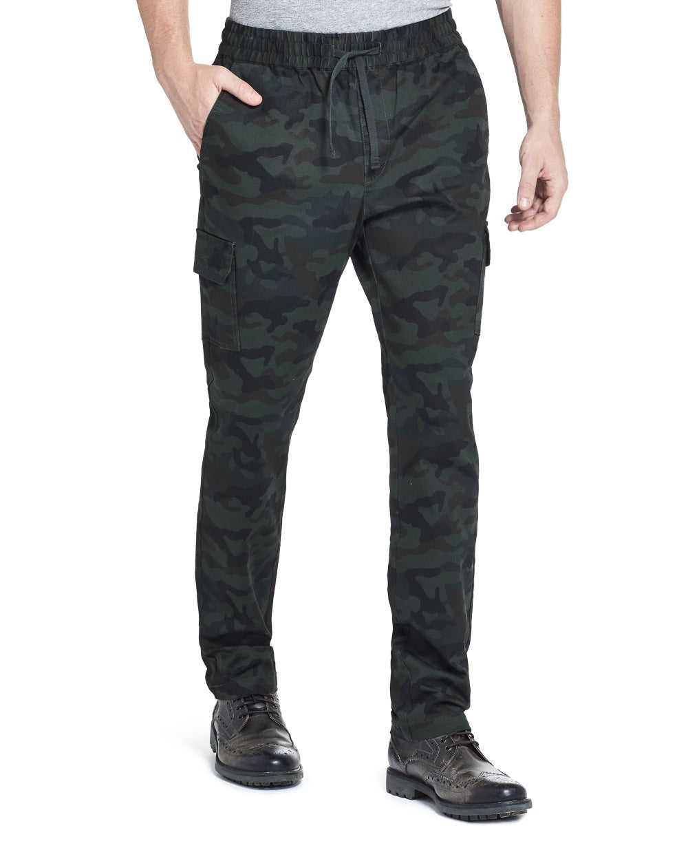 Calça cargo camuflada vintage masculina à prova de intempéries, verde, tamanho pequeno