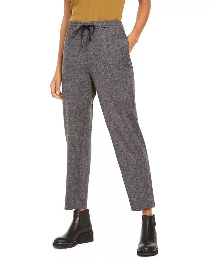 Calça cropped feminina Eileen Fisher cinza tamanho extragrande