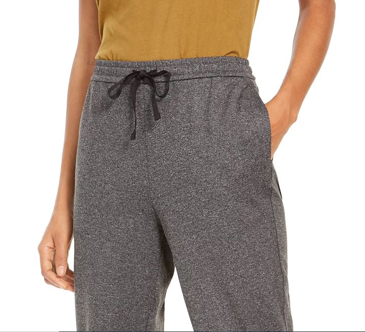 Calça cropped feminina Eileen Fisher cinza tamanho extragrande
