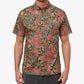 Camisa de manga curta masculina Jack O'Neill Hawaiian Dreams marrom tamanho XX-G