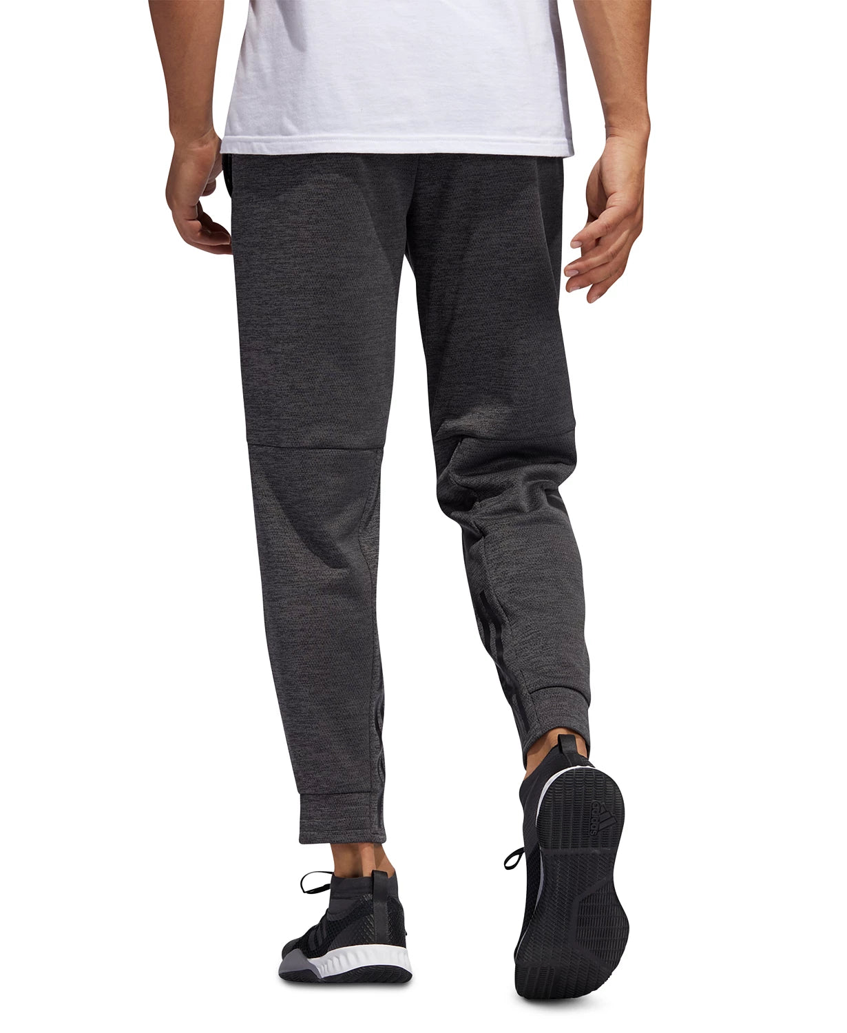 Calça de moletom Adidas Team Issue Fleece Transitional Masculina Cinza Escuro Tamanho XXG