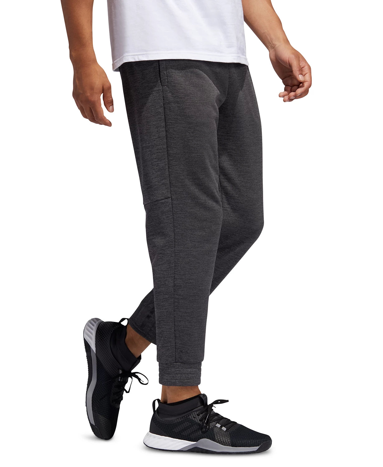 Calça de moletom Adidas Team Issue Fleece Transitional Masculina Cinza Escuro Tamanho XXG