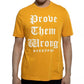 Camiseta masculina Sean John Prove Them Wrong, marrom, tamanho pequeno