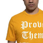 Camiseta masculina Sean John Prove Them Wrong, marrom, tamanho pequeno