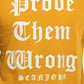 Camiseta masculina Sean John Prove Them Wrong, marrom, tamanho pequeno