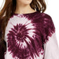 Camiseta Tie Dye Manga Longa Rebellious One Junior, Roxa, Tamanho XS