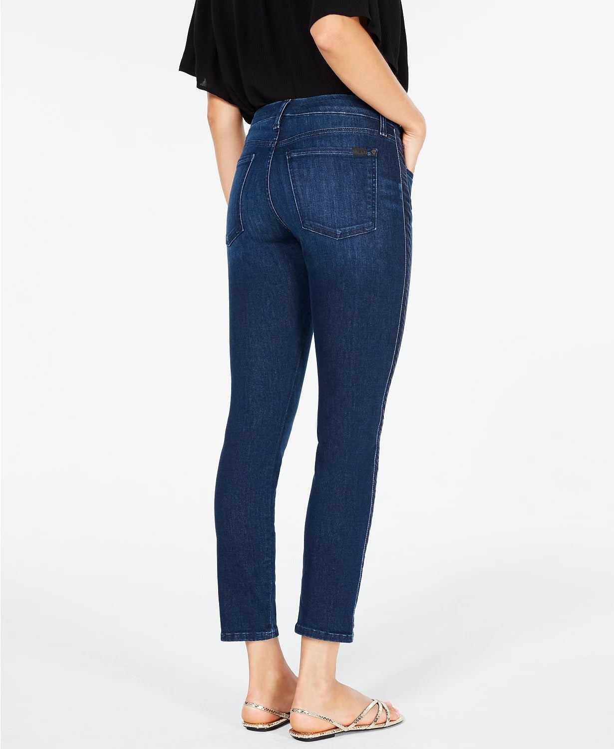 Calça jeans skinny feminina Jen 7 by 7 For All Mankind, azul, tamanho 12