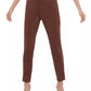 Calça Slim Tommy Hilfiger Feminina Camurça Sintética Marrom Tamanho 6