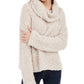 Suéter Hippie Rose Juniors Texturizado com Gola Redonda Bege Tamanho XS
