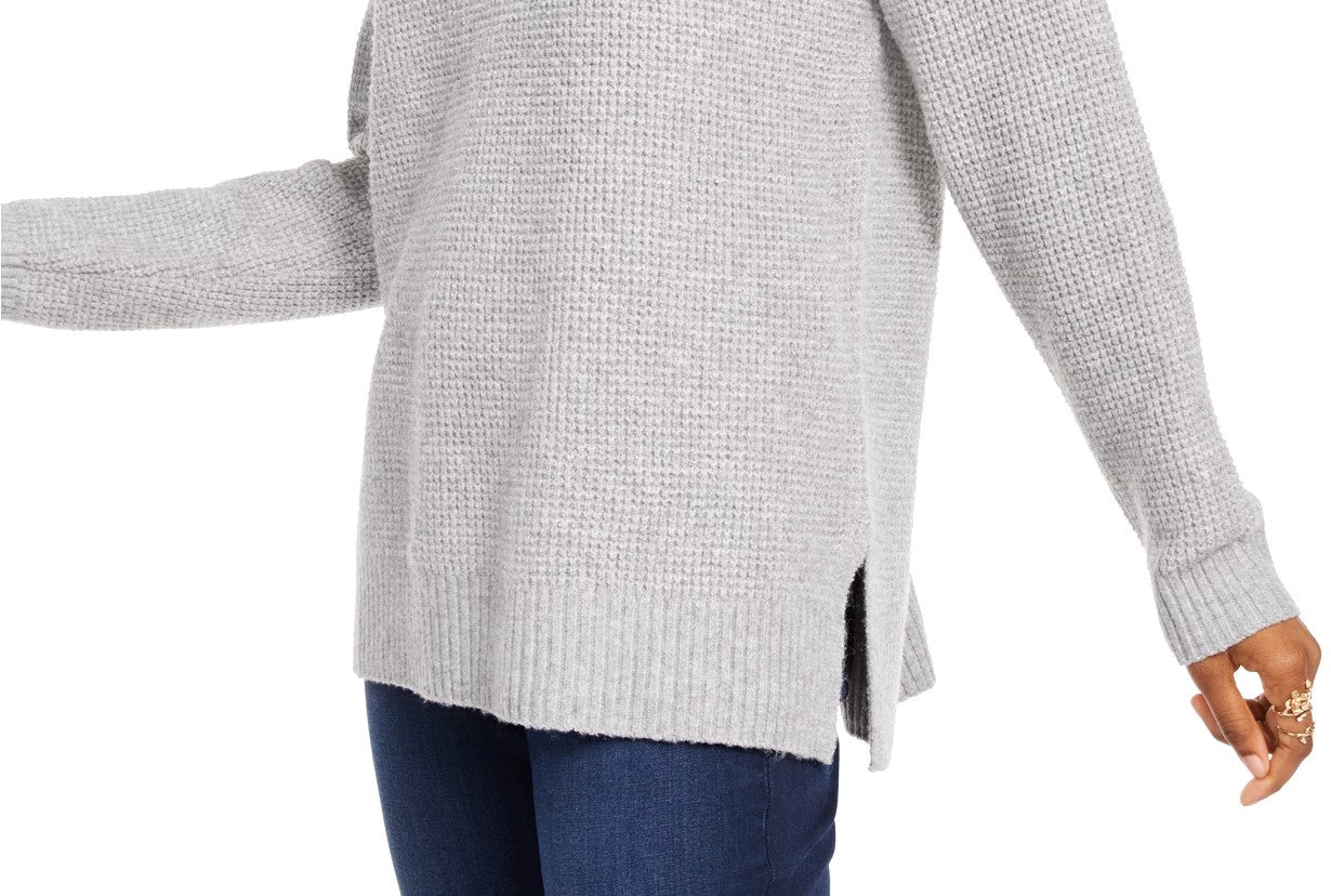 Suéter Hippie Rose Junior Manga Longa Cinza Tamanho Grande