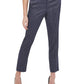 Calça social slim fit listrada Tommy Hilfiger Radcliffe feminina, azul-marinho, tamanho 6