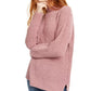 Suéter Hippie Rose Juniors de gola alta em chenille, roxo, tamanho pequeno