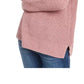 Suéter Hippie Rose Juniors de gola alta em chenille, roxo, tamanho pequeno