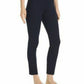 Leggings curtas femininas Theory com fecho no tornozelo, tamanho 8, azul