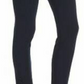 Leggings curtas femininas Theory com fecho no tornozelo, tamanho 8, azul