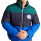 Jaqueta masculina Nautica Sail Tempasphere Insulated Colorblock Azul Tamanho XX-G