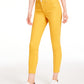 Calça jeans skinny cropped feminina Tommy Hilfiger Tribeca, amarela, tamanho 8