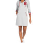 Vestido moletom com capuz feminino Tommy Hilfiger cinza tamanho grande