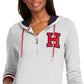 Vestido moletom com capuz feminino Tommy Hilfiger cinza tamanho grande
