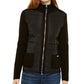 Jaqueta feminina Tommy Hilfiger Puffer-Front, preta, tamanho P