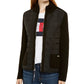 Jaqueta feminina Tommy Hilfiger Puffer-Front, preta, tamanho P
