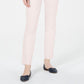 Calça reta feminina Tommy Hilfiger Hampton, rosa, tamanho 8