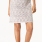 Vestido de renda feminino Jessica Howard, bege, tamanho 6, pequeno