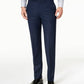 Calça social Calvin Klein Slim Fit Stretch Mini Grid Masculina Azul Marinho Tamanho 40X30