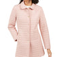 Jaqueta acolchoada feminina Kate Spade New York rosa tamanho grande