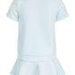Conjunto de 2 peças de blusa e saia estampadas da Disney Little Girls Frozen Elsa, azul, tamanho 5
